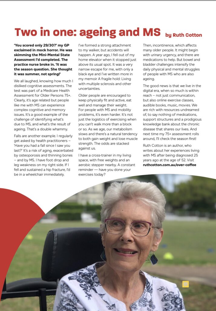 Two in one: ageing and MS &raquo;